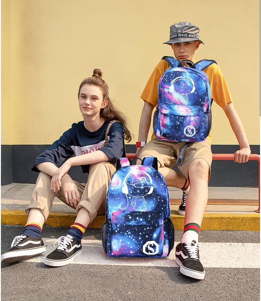 Backpack for Teen Boys, Anime Backpack Casual Daypack for Travel